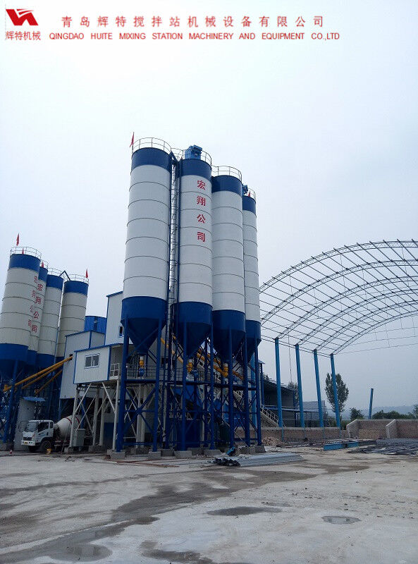 輝特混凝土攪拌站HZS120---直觀的操作畫面，簡單易懂