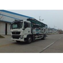 河南森源33米泵車價(jià)格  豪沃底盤33米泵車