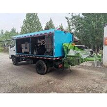  車載式雙噴頭濕噴機(jī)，車載式濕噴臺車，雙噴頭混凝土濕噴臺車