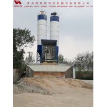 輝特混凝土攪拌站HZS50攪拌性能強，攪拌均勻、迅速，生產(chǎn)效率高